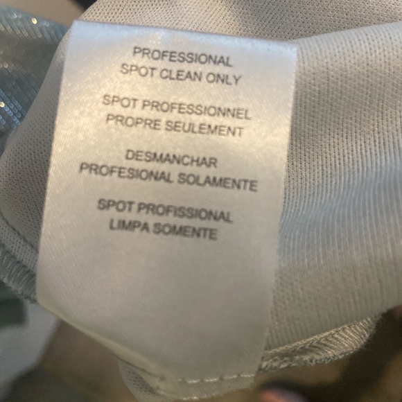 City Triangles Iridescent One Shoulder Gown w Cutout - Picture 7 of 10